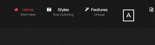 Main Menu Rich Text combined with Icons